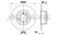 Braxis FREN DISKI ON BMW E34 88>96