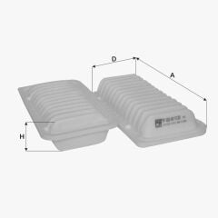 Fil Filtre HAVA FILTRESI YARIS 1,3 BENZINLI 1995 - 2005