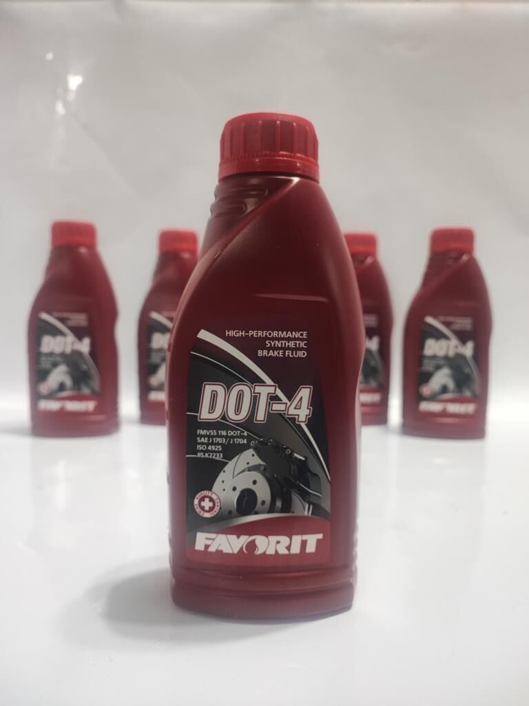 FAVORIT HİDROLİK FREN YAĞI DOT4 1 KOLİ 490 gr X 20 adet