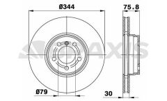 Braxis FREN DISKI ON RANE ROVER 02-09
