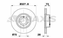 Braxis FREN DISKI ON BMW  X3 F25  X4 F26