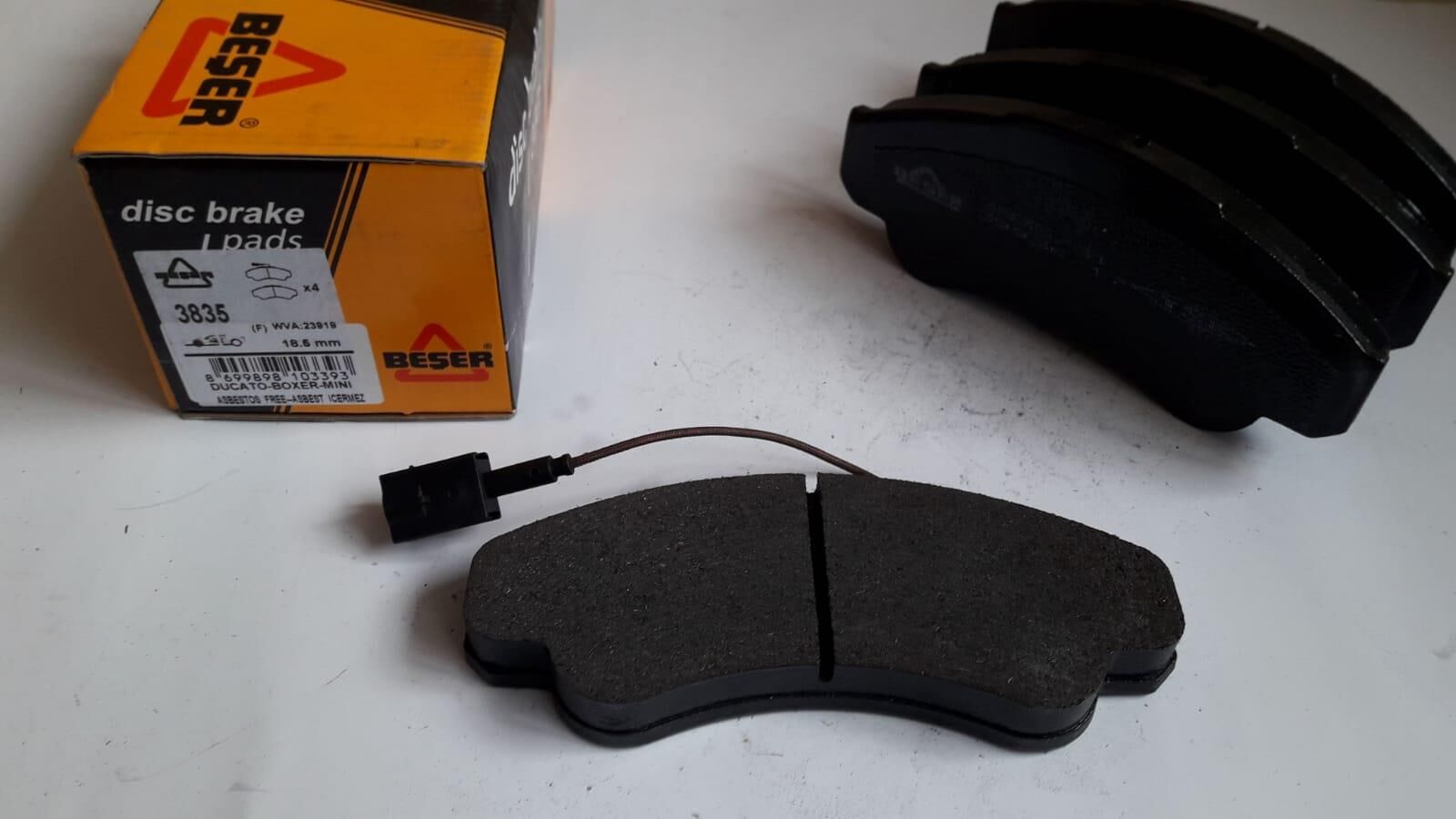 BEŞER FREN BALATASI ARKA DİSK MASTER 2