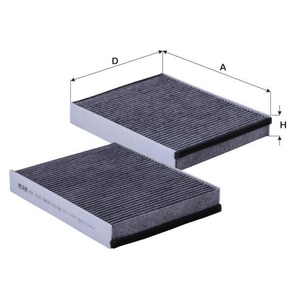 HCK7212 POLEN FİLTRESİ CARBON FORD CMAX FOCUS