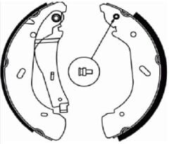 BEŞER FREN BALATASI ARKA PABUÇLU TRANSİT V184 A.ÇEKER
