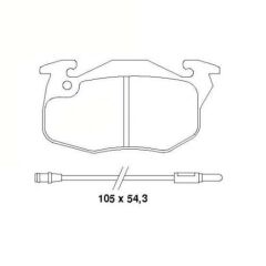 TRW FREN BALATASI ÖN R9 R11 R19 YM