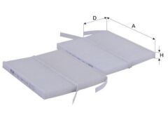 FİL HC7185-2 POLEN FİLTRESİ KANGOO MASTER CİTAN MOVANO B