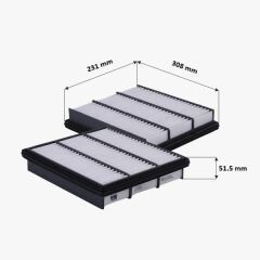 Fil Filtre HAVA FILTRESI TOYOTA LAND CARUISER D4D 01-12