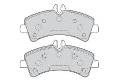 BEŞER FREN BALATASI ARKA ÇİFT TEKER CRAFTER SPRİNTER 2.5 TDI 2006-