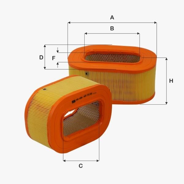 Fil Filtre HAVA FILTRESI (OM603) W124 88>93 S124 89>93