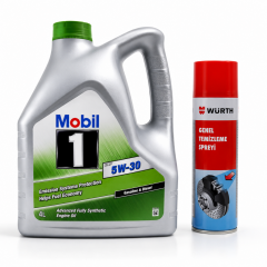 MOBİL 1 ESP 5W-30 MOTOR YAĞI 4 Litre + Würth Balata Spreyi 500 ml