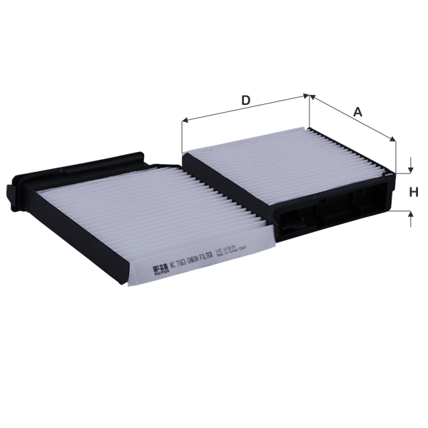 FİL HC7163 POLEN FİLTRESİ DACİA DUSTER LOGAN SANDERO