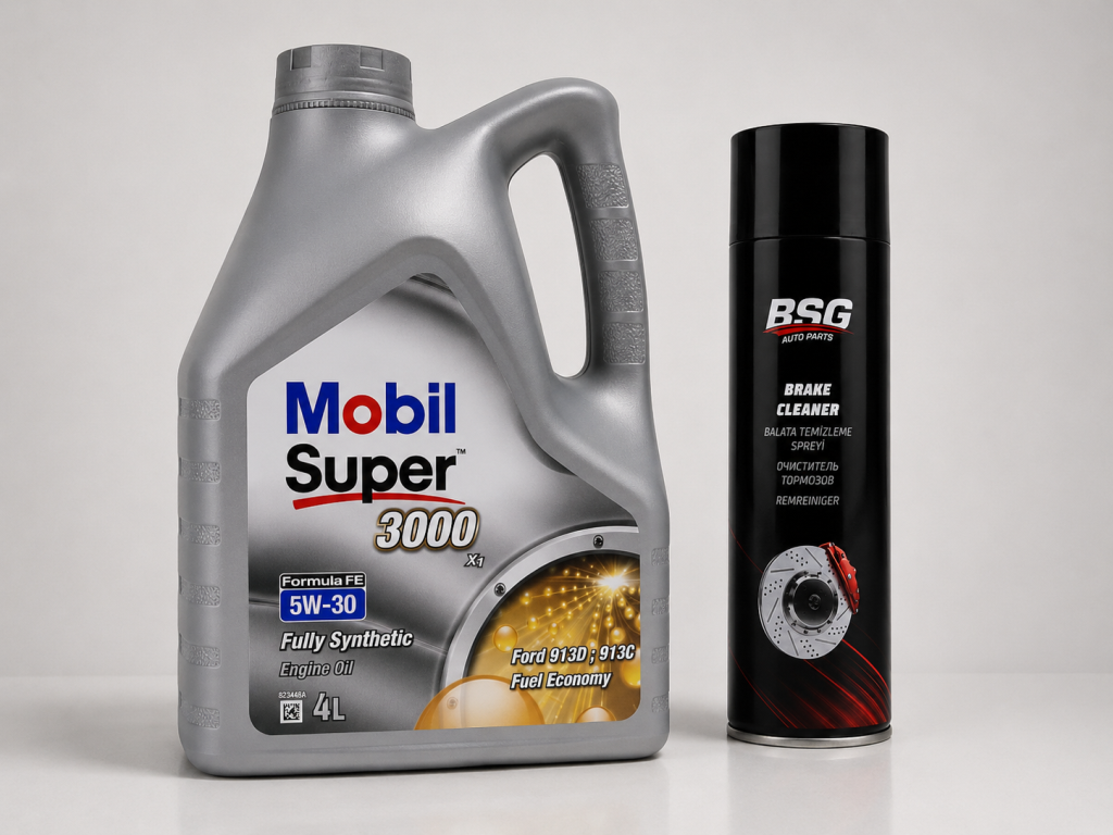 MOBİL SÜPER 3000 X1 FE 5W-30 MOTOR YAĞI 4 Litre + Balata Spreyi 500 ml