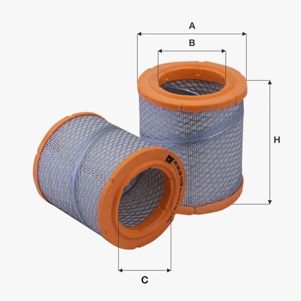 Fil Filtre HAVA FILTRESI BOXER JUMPER DUCATO XUD9 BOXER JUMPER DJ5 (2,5 DUZ 12V) KISA TIP