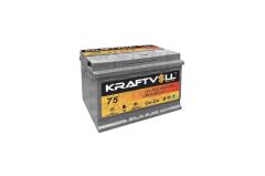 Kraftvoll AKU 12V 75 AH L3 (278×175×190) TAM KAPALI TIRNAKSIZ