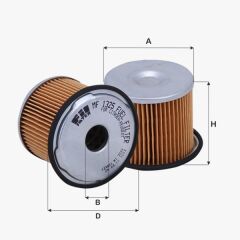 Fil Filtre MAZOT FILTRE ELEMANI PARTNER BERINGO EXPERT SCUDO P306 XSARA XUD9 (1,9 DIZEL) P406 XANTIA P806 EVASION XUD9SD XUD9TE XUD11BTE