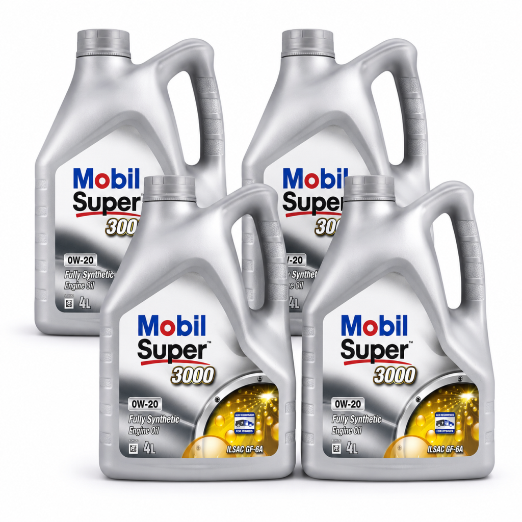 MOBİL SÜPER 3000 0W-20 TAM SENTETİK MOTOR YAĞI 4 X 4 Litre