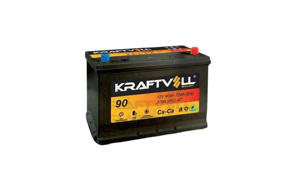 Kraftvoll AKU 12V 90 AH N70 (306×173×225) TAM KAPALI