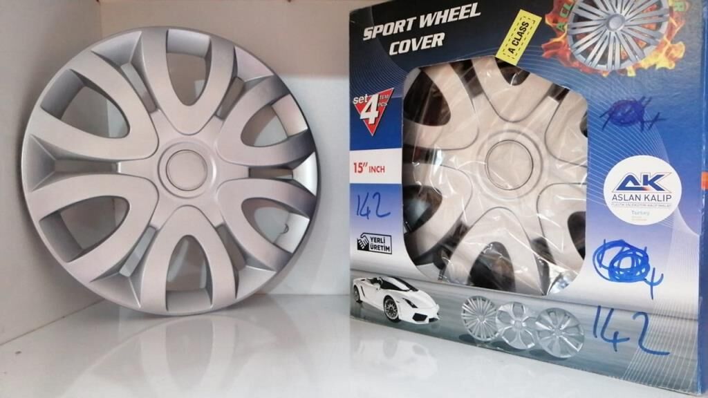 WHEELL COVER JANT KAPAĞI RENKLİ 15'' TAKIM (4 ADET) A125