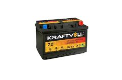 Kraftvoll AKU 12V 72 AH LB3 (278×175×175) TAM KAPALI ALCAK