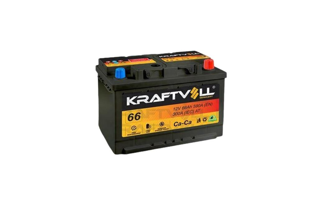Kraftvoll AKU 12V 66 AH LB3 (278×175×175) TAM KAPALI ALÇAK