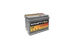 Kraftvoll AKU 12V 60 AH LB2 (242×175×175) TAM KAPALI ALÇAK
