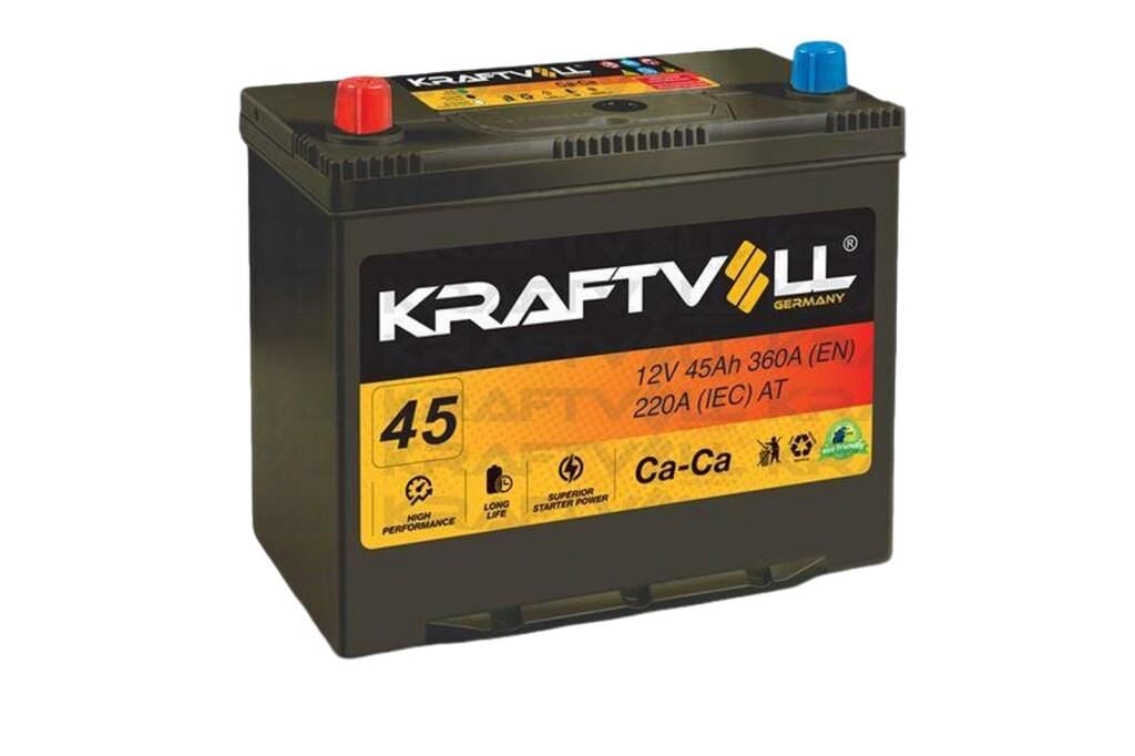 Kraftvoll AKU 12V 45 AH NS60 (238x129x227) DAR TAM KAPALI TERS