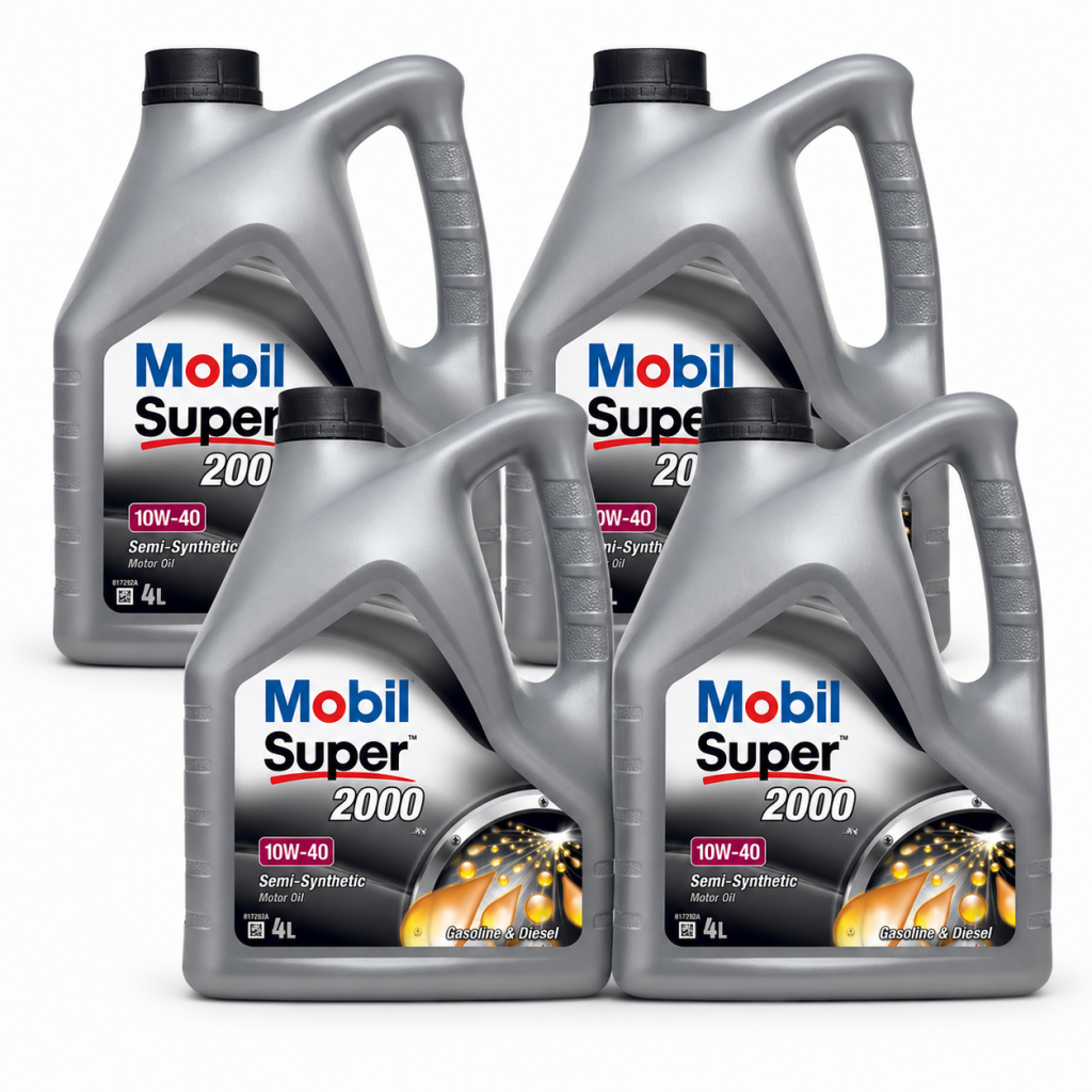 MOBİL SÜPER 2000 X1 10W-40 MOTOR YAĞ 4 X 4 Litre