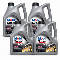 MOBİL SÜPER 2000 X1 10W-40 MOTOR YAĞ 4 X 4 Litre