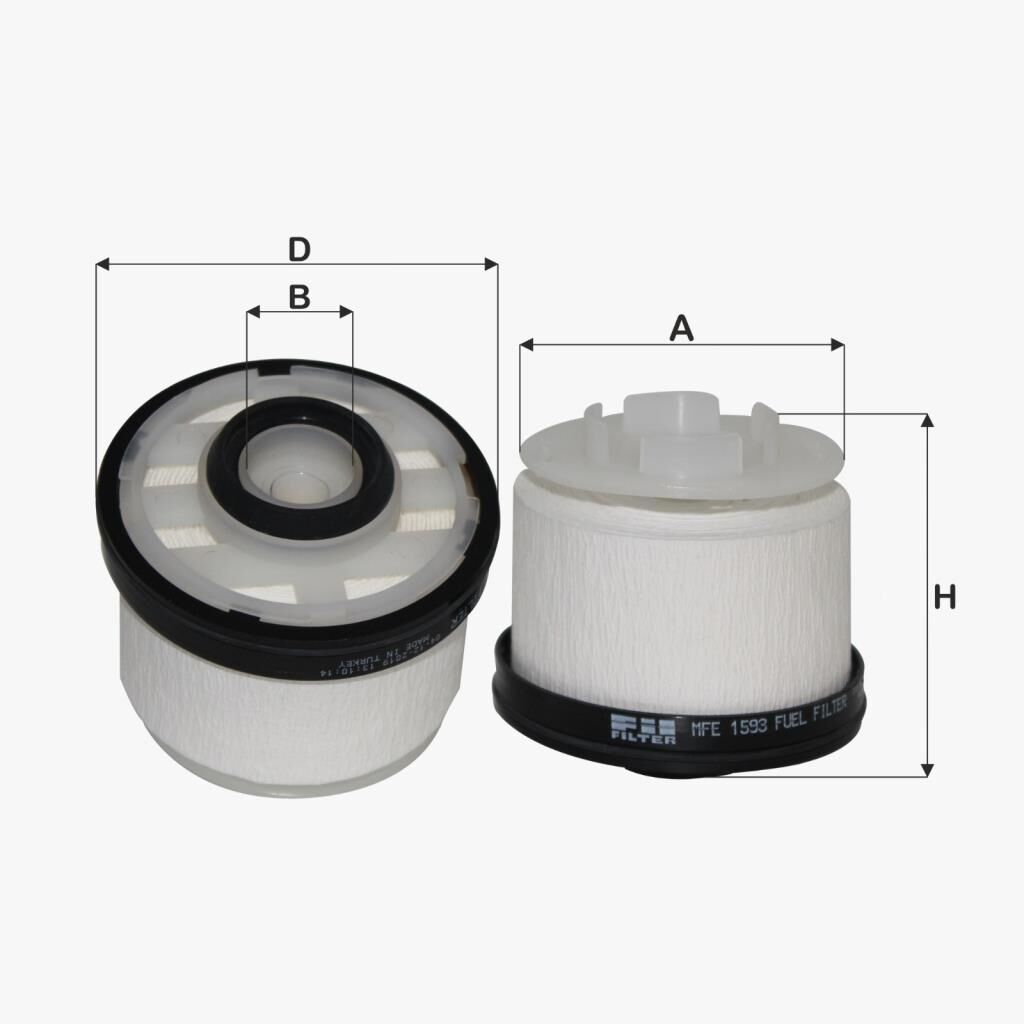 Fil Filtre MAZOT FILTRESI TOYOTA HILUX VIGO 2006-2011 MITSUBISHI L200 2015-> ISUZU DMAX 2012-> FIAT FULLBACK 2016->