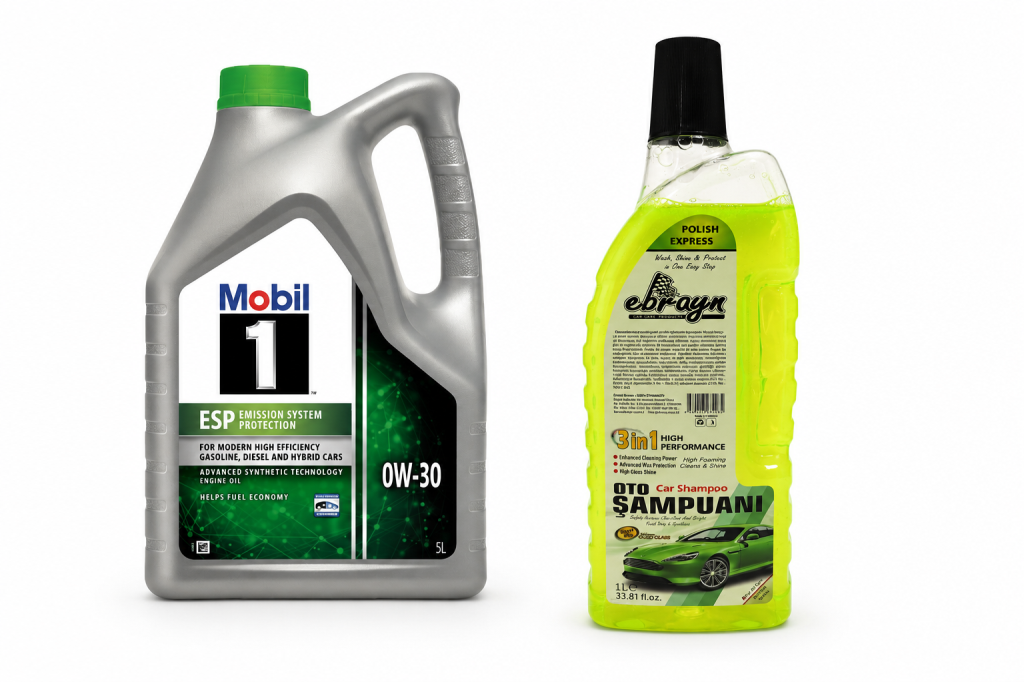 MOBİL 1 ESP 0W-30 MOTOR YAĞI 5 Litre + Oto Şampuan 1000 ml