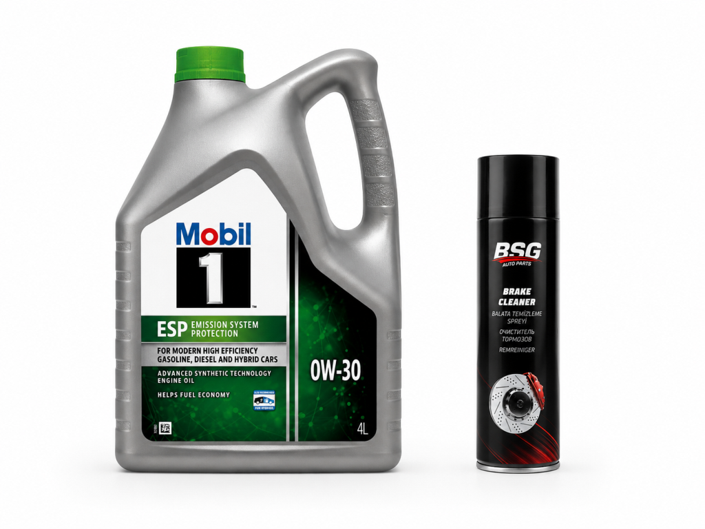MOBİL 1 ESP 0W-30 TAM SENTETİK MOTOR YAĞI 4 Litre + Balata Spreyi 500 ml