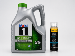 MOBİL 1 ESP LV 0W-30 MOTOR YAĞI 5 Litre + Klima Bombası 200 ml