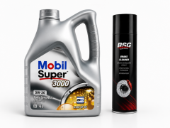 MOBİL SÜPER 3000 0W-20 TAM SENTETİK MOTOR YAĞI 4 Litre + Balata Spreyi 500 ml