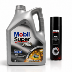 MOBİL SÜPER 3000 FORMULA R 5W-30 MOTOR YAĞI 5 Litre + Balata Spreyi 500 ml