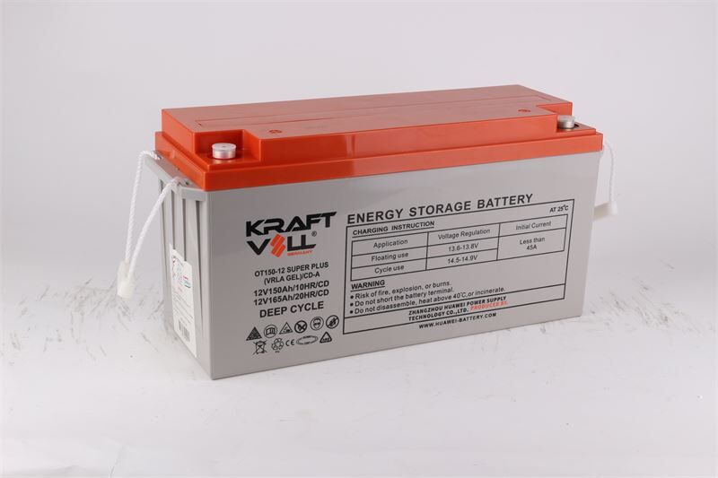 Kraftvoll AKU 12V 150  AH (10HR),165 AH (20 HR) SUPER PLUS VRLA GEL CD-A DEEP CYCLE GEL  (484X170X241X241)