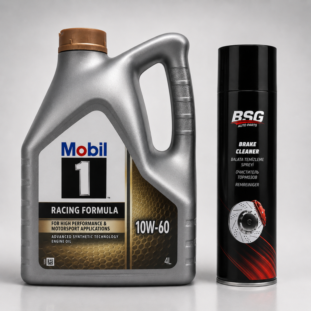 MOBİL 1 MOTORSPORT FORMULA MOTOR YAĞI 10W-60 4 Litre + Balata Spreyi 500 ml