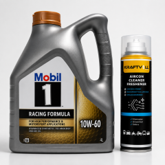 MOBİL 1 MOTORSPORT FORMULA MOTOR YAĞI 10W-60 4 Litre + Klima Bombası 200 ml
