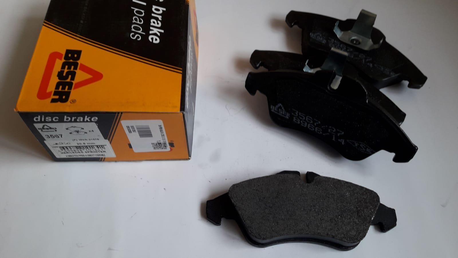 BEŞER FREN BALATASI ÖN MERCEDES SPRİNTER VİTO