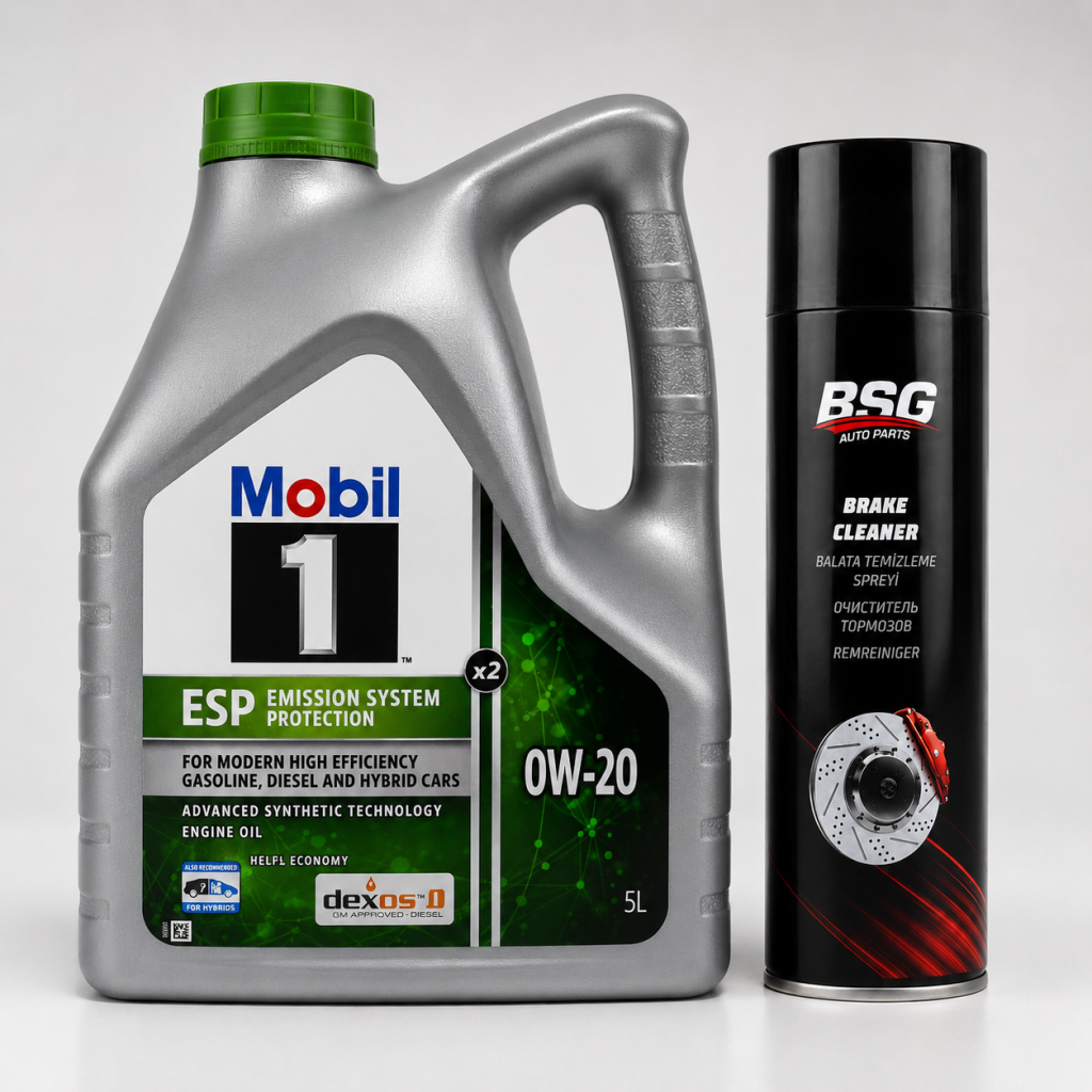 Mobil 1 Esp X2 0W-20 Motor Yağı 5 Litre + Balata Spreyi 500 ml