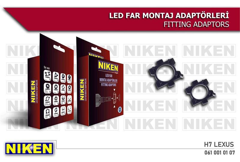 Nıken LED FAR MONTAJ ADAPTORU H7 LEXUS (L08)
