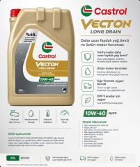 CASTROL VECTON LONG DRAIN E8/E11 10W-40 20 Litre
