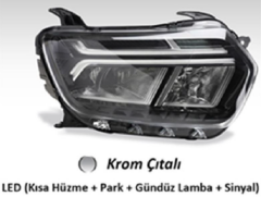 Ayfar ON SOL FAR LEDLI  MOTORLU KROM CITALI DUSTER XJD 23>