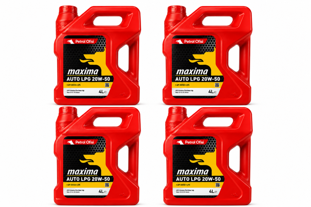 PETROL OFİSİ MAXIMA AUTO LPG 20W-50 4 X 4 Litre