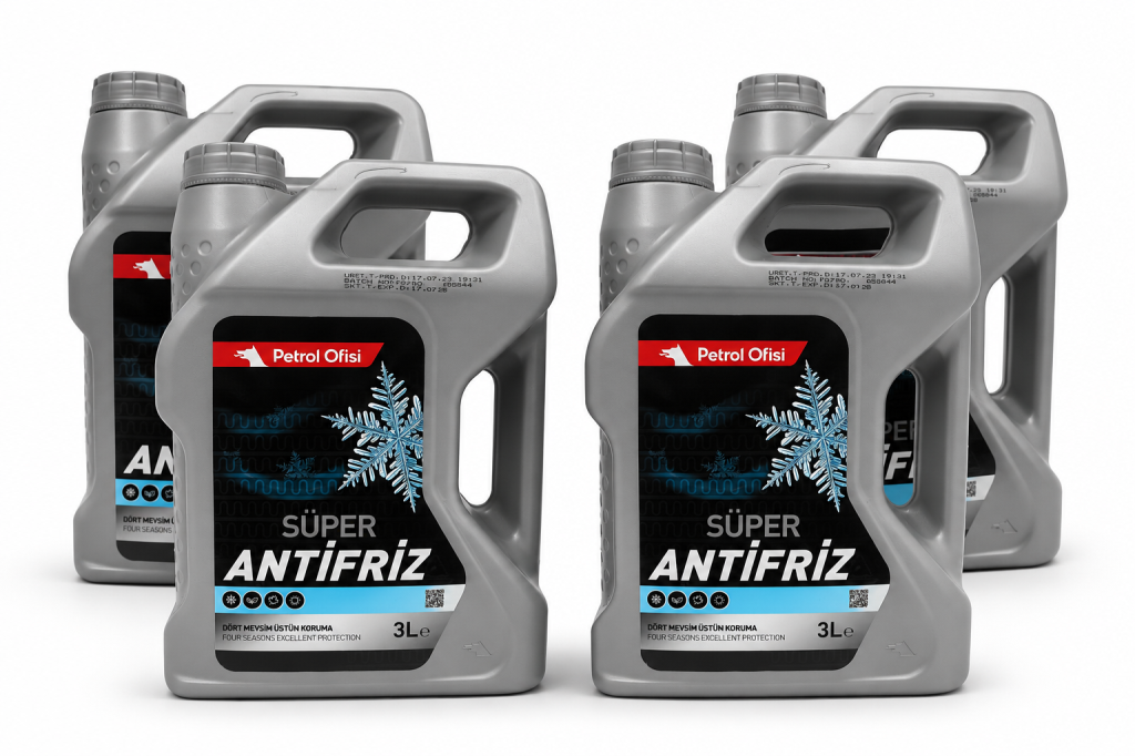 PETROL OFİSİ SUPER ANTİFRİZ (YEŞİL) 4 X 3 Litre
