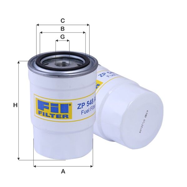 FİL ZP548AF MAZOT FİLTRESİ BMC NİSSAN LEVEND