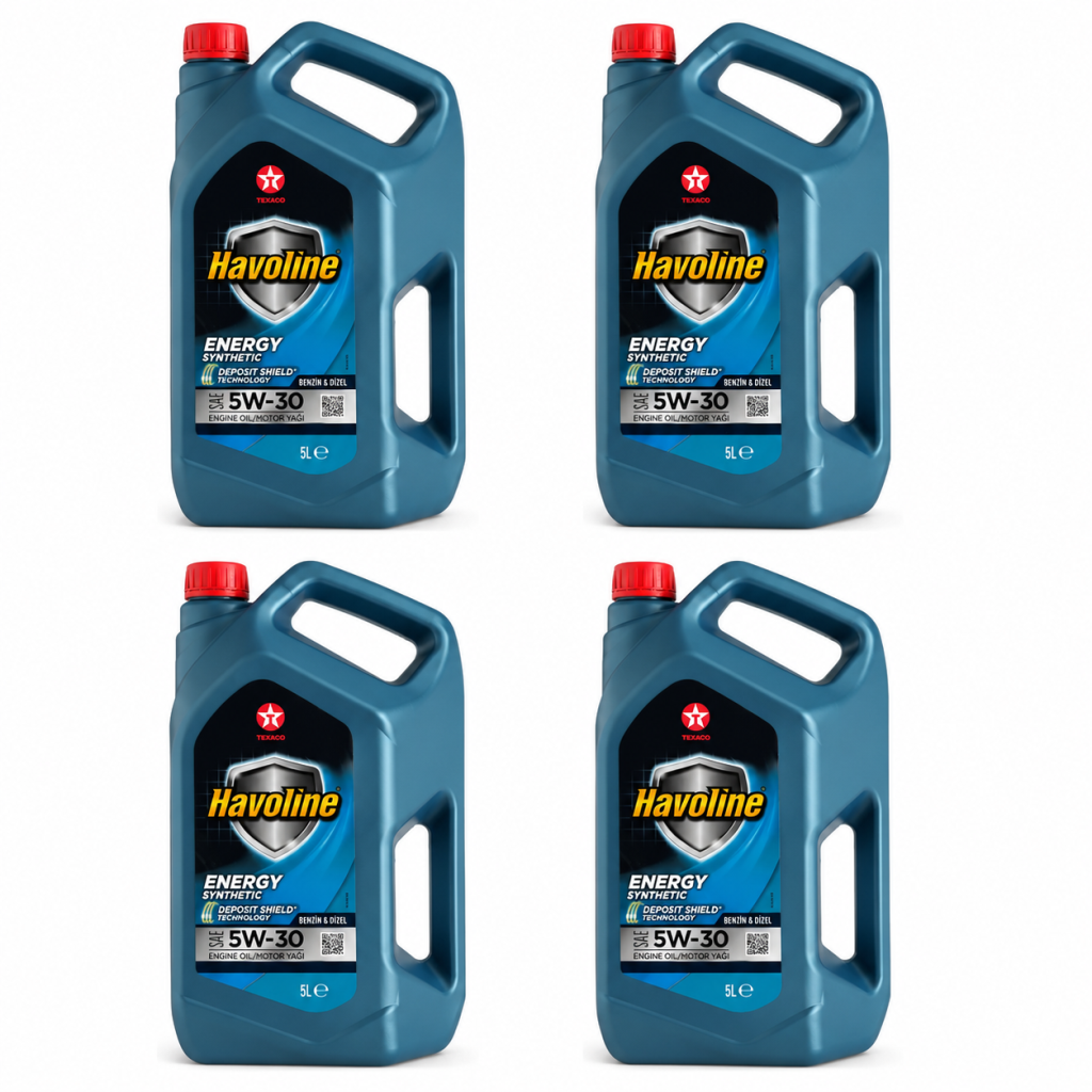 TEXACO HAVOLINE ENERGY MOTOR YAĞI 5W-30 4 X 5 Litre