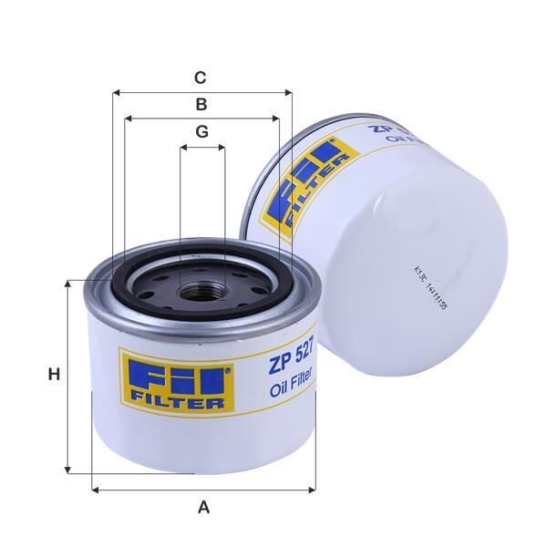 FİL ZP527 YAĞ FİLTRESİ R12 EM