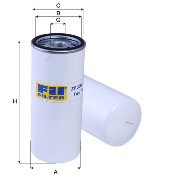 FİL ZP3060FMB YAKIT FİLTRESİ CARGO YM MOTOR 1838 3232 3230