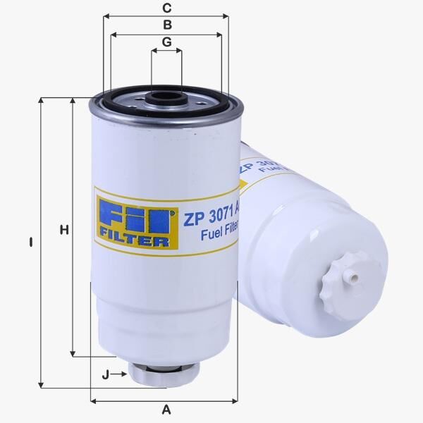 Fil Filtre YAKIT FILTRESI JUMPER DUCATO BOXER 1,9 / 2,0 / 2,2 / 2,3 / 2,8 02> 171MM