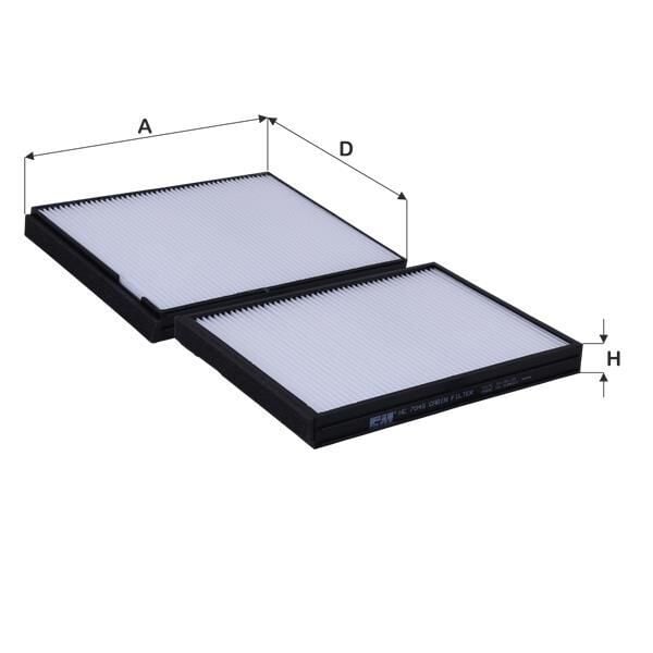 FİL HC7045 POLEN FİLTRESİ HYUNDAİ ACCENT II